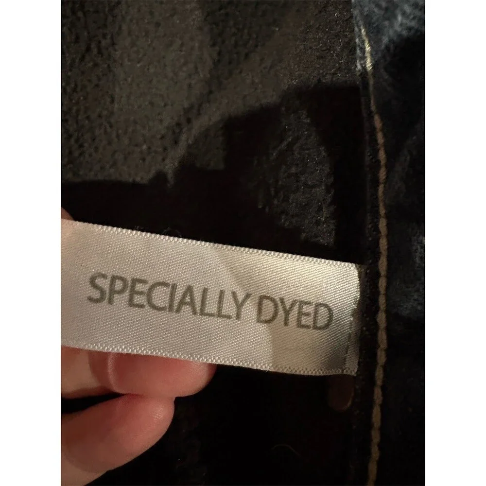 Eddie Bauer Jeans Mens 34x34 Dark Blue Lined Straight Leg 5-Pocket Denim